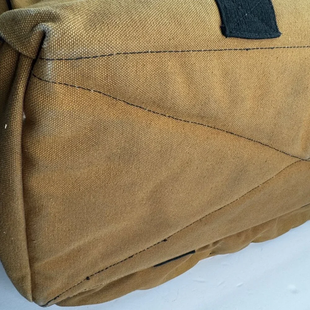 Vintage Kolpin Sportsmans Jet Bag Large Duffel in Tan Fawn Vacationcore Camping‎